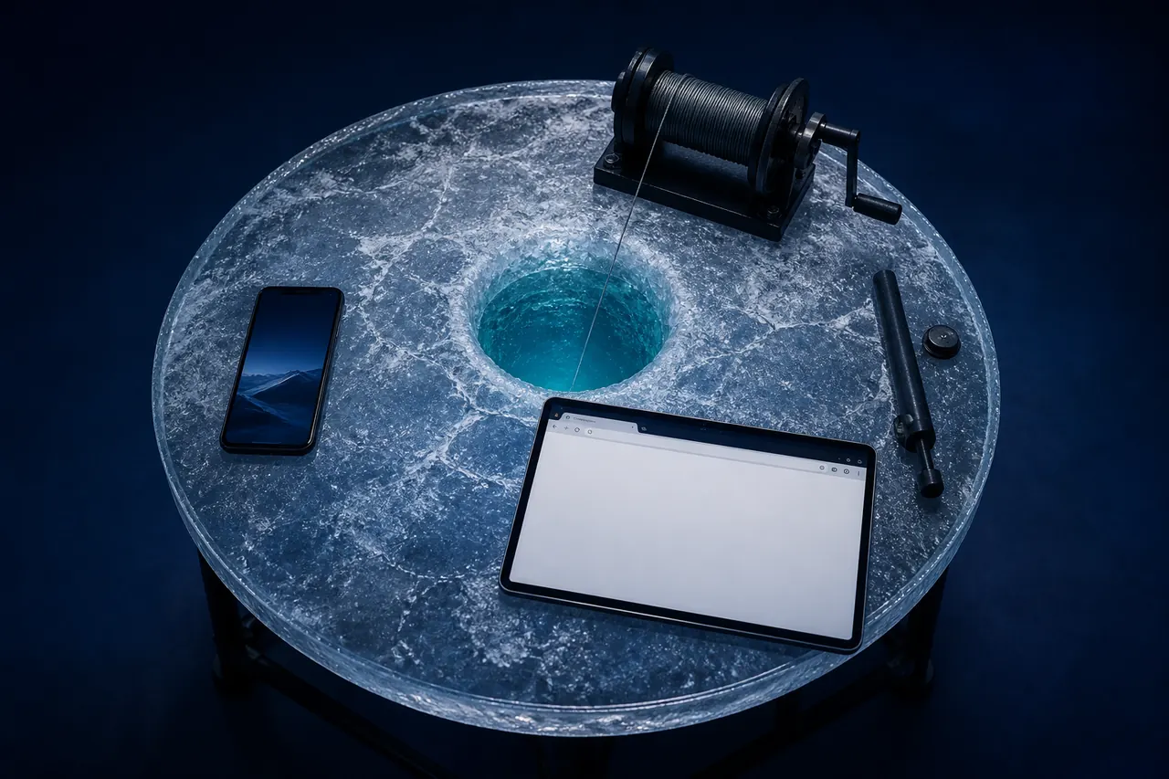 Ice Fish round: Browser-First for Ice Fish on Android